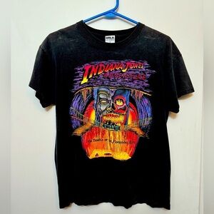 Indiana Jones Adventure Temple Of The Forbidden Eye Disneyland Vintage T Shirt